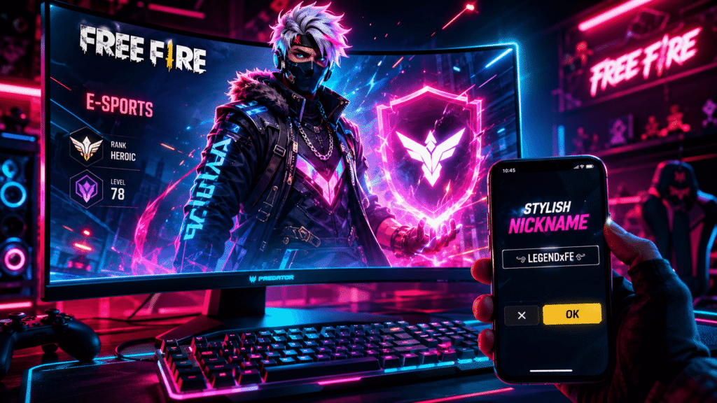 Gerador de nicks personalizado mostrando nomes para canais de Gaming: Ideias criativas com gerador de nicks